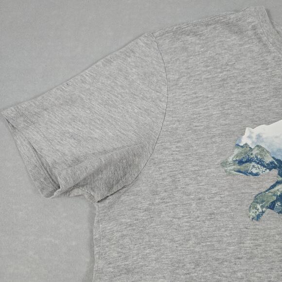 The North Face Mens Gray Medium Short Sleeve T-Shirt with Bear Design - Picture 6 of 10